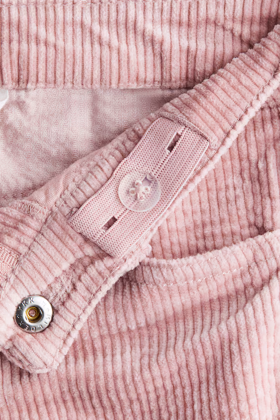 Широкие хлопковые брюки из бархата