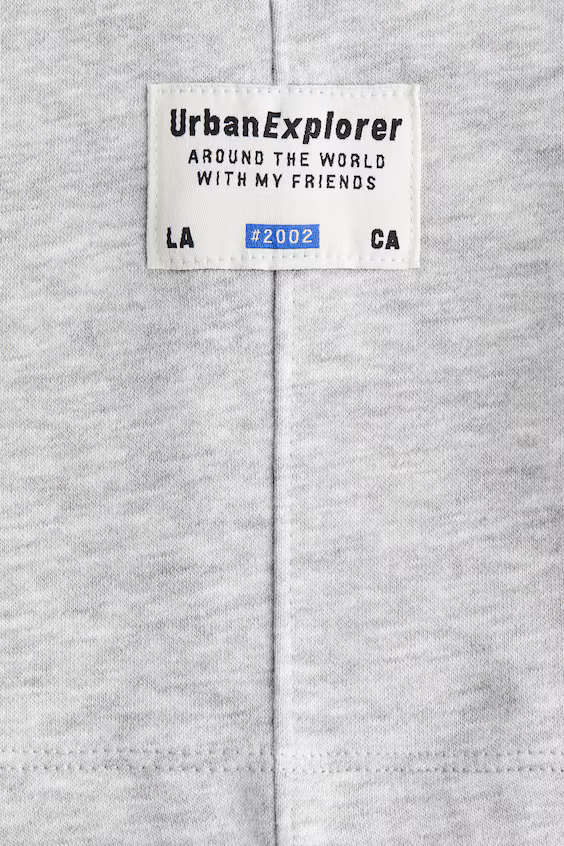 Брюки joggers из футера