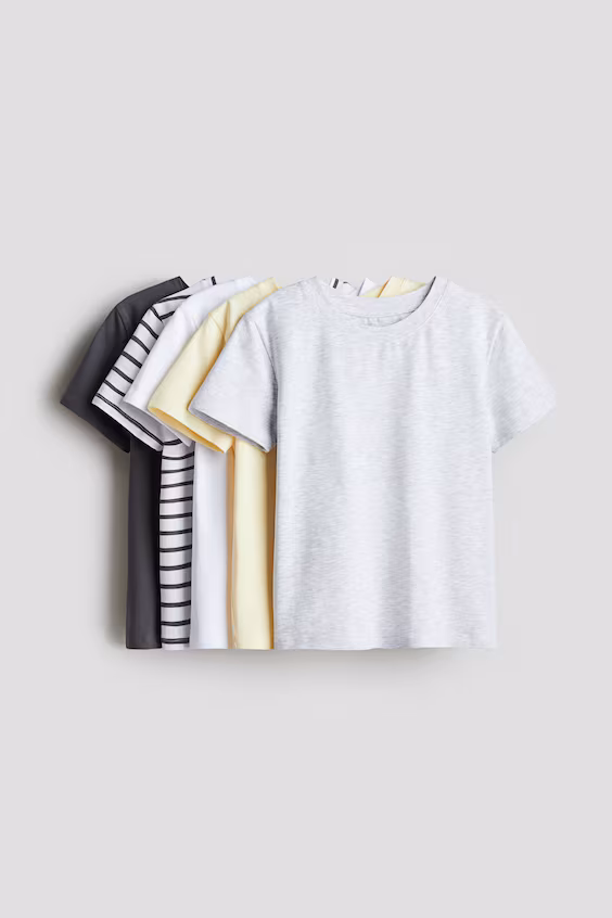 Набор из 5 свитеров из хлопкового джерси