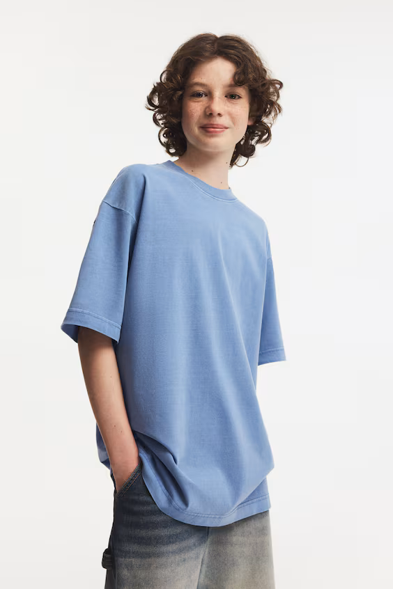 Футболка из хлопка с принтом