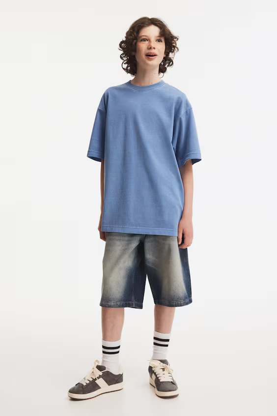 Футболка из хлопка с принтом