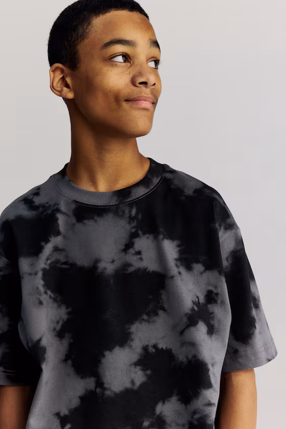 Футболка из хлопка с принтом