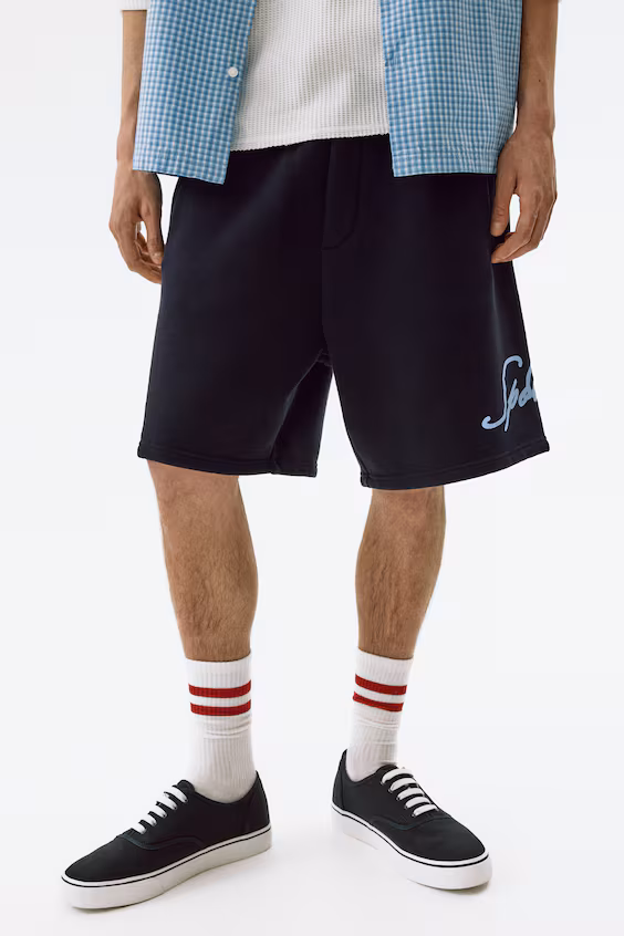 Шорты из трикотажа relaxed fit