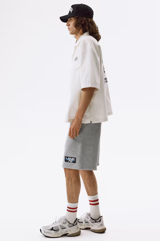 Шорты из трикотажа relaxed fit