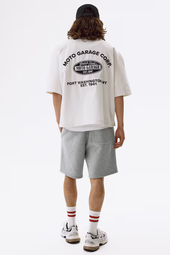 Шорты из трикотажа relaxed fit