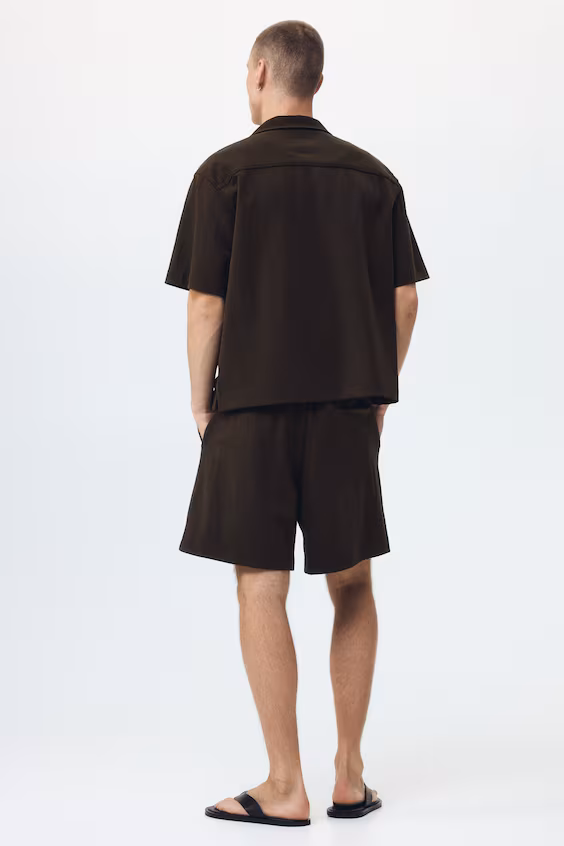 Рубашка курортная комфортного кроя relaxed fit