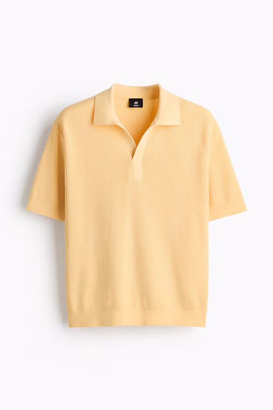 Поло из ткани с рисунком regular fit