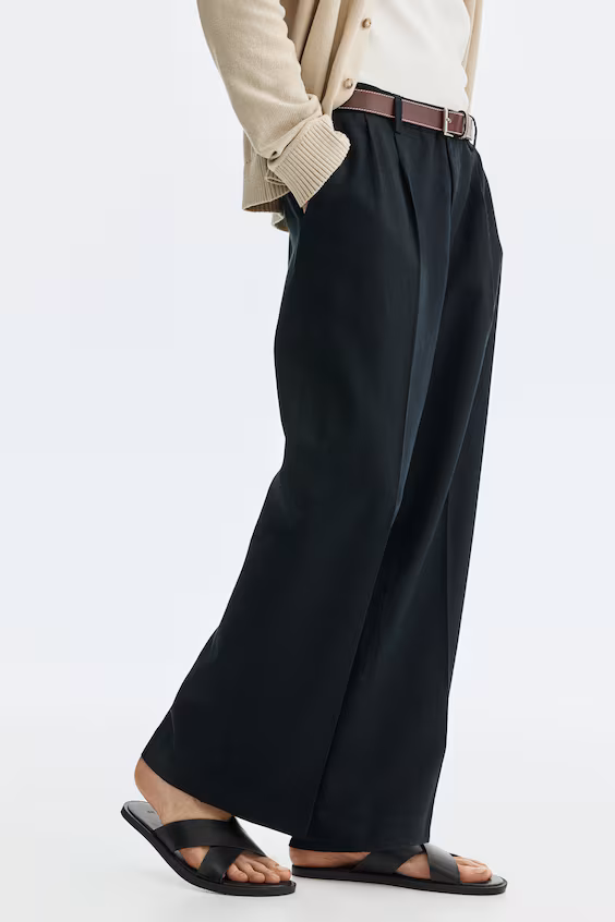 Широкие брюки loose fit