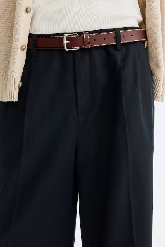 Широкие брюки loose fit