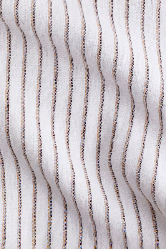 Брюки из смеси льна relaxed fit