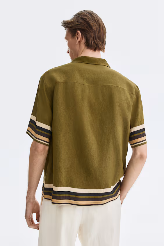 Рубашка курортного стиля relaxed fit