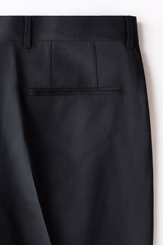 Брюки смокинга из шерсти regular fit