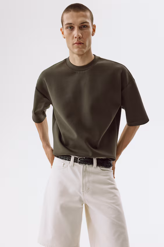 Футболка из неопрена oversized fit