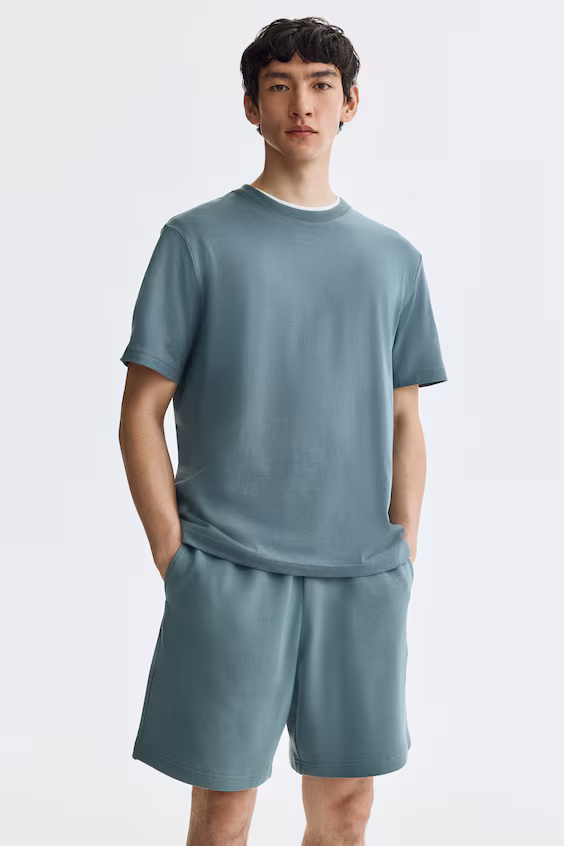 Шорты из толстовочной ткани regular fit