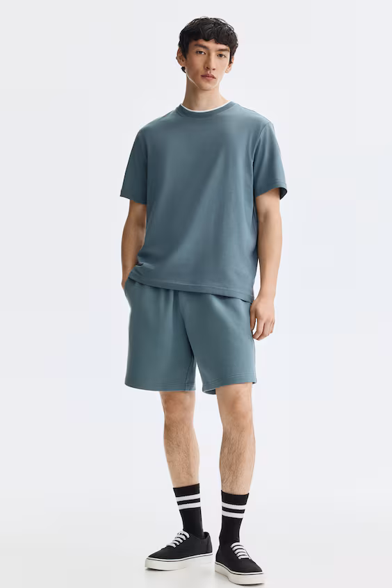 Шорты из толстовочной ткани regular fit
