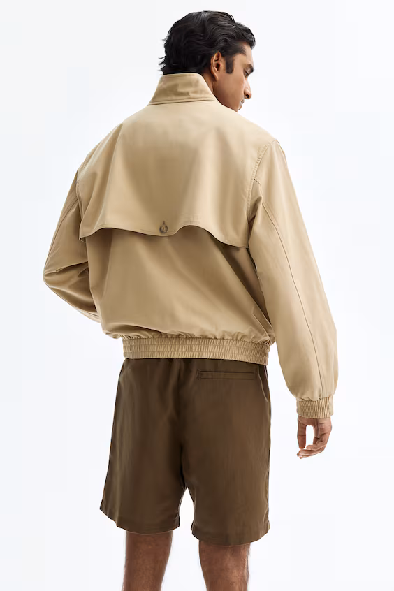Шорты из смесового льна regular fit