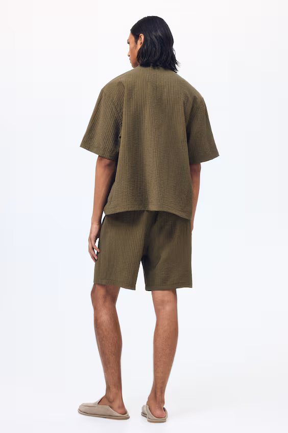 Шорты с текстурой relaxed fit