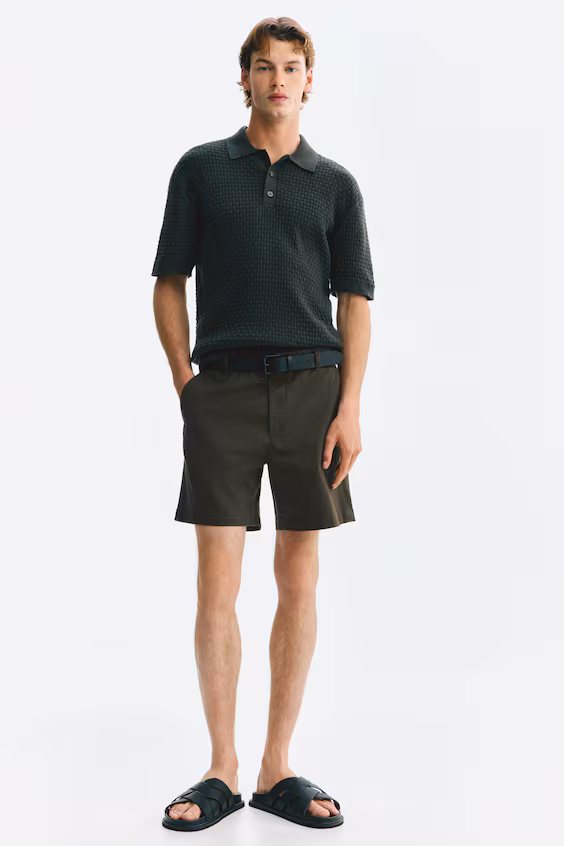 Шорты-чино regular fit из хлопка
