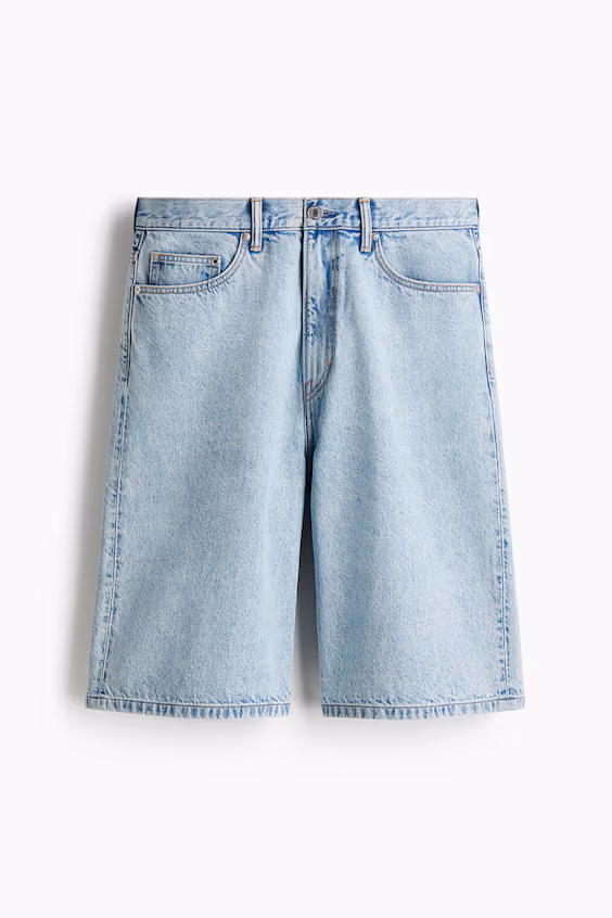 Джинсовые шорты baggy