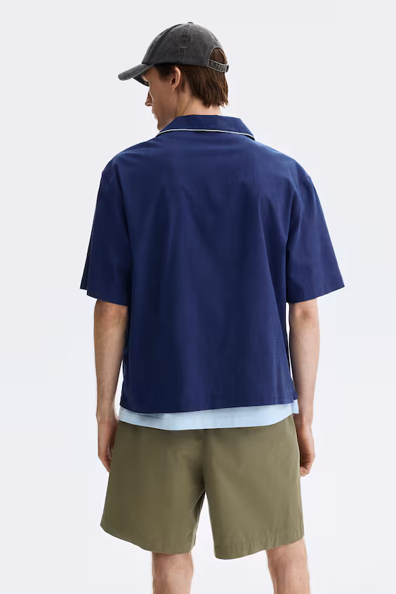 Хлопковые шорты relaxed fit