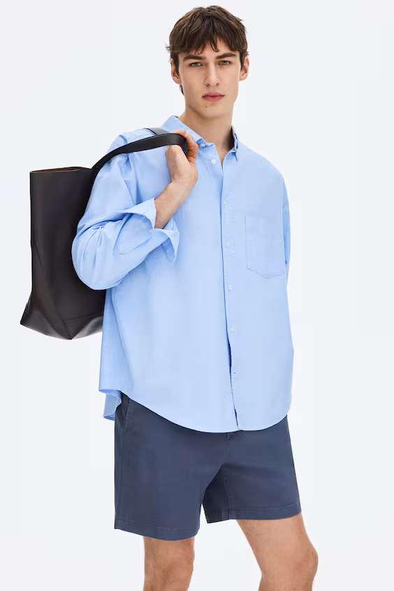 Хлопковые шорты chino с regular fit