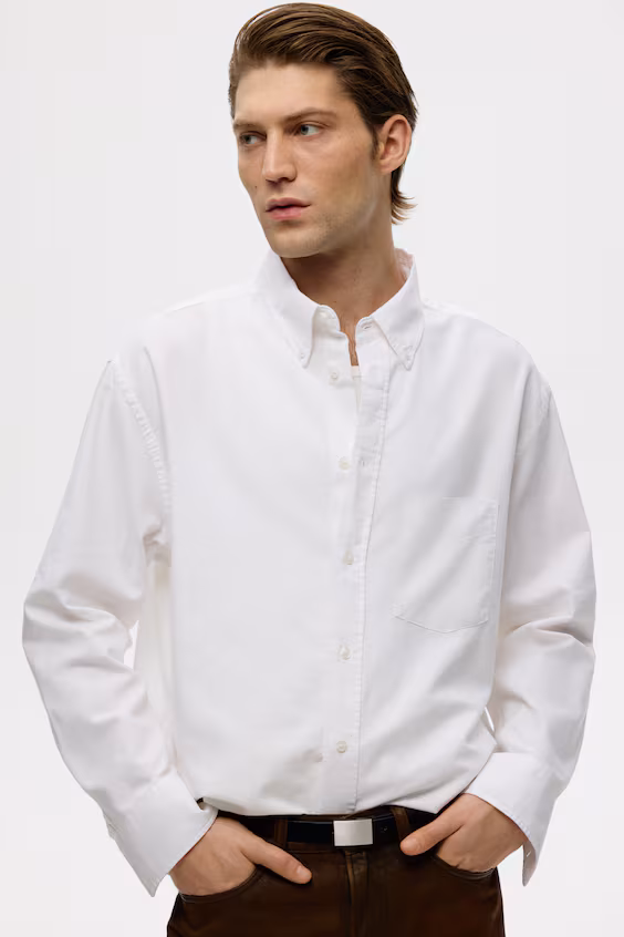 Рубашка оксфорд relaxed fit