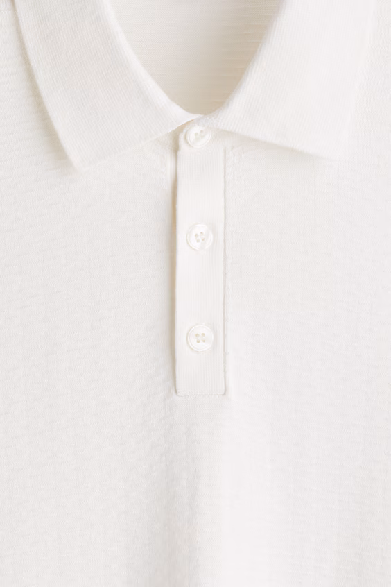 Поло с текстурой slim fit