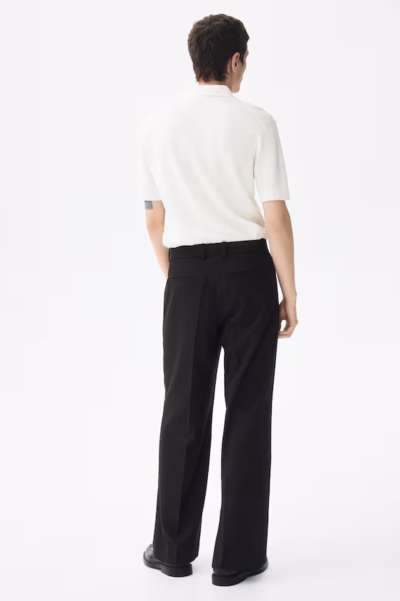 Поло с текстурой slim fit