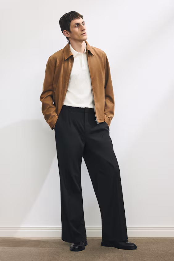 Поло с текстурой slim fit