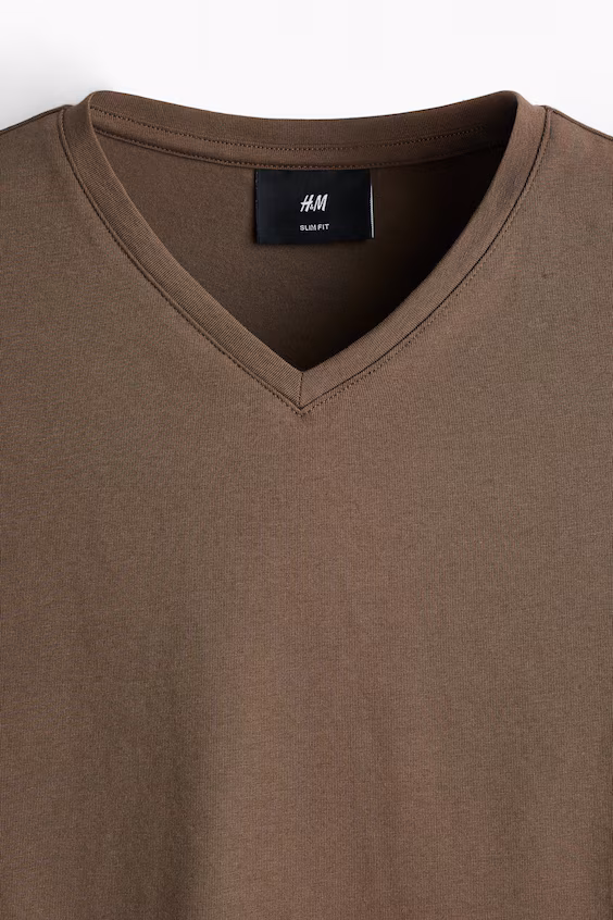 Набор из 3 футболок slim fit с v-образным вырезом