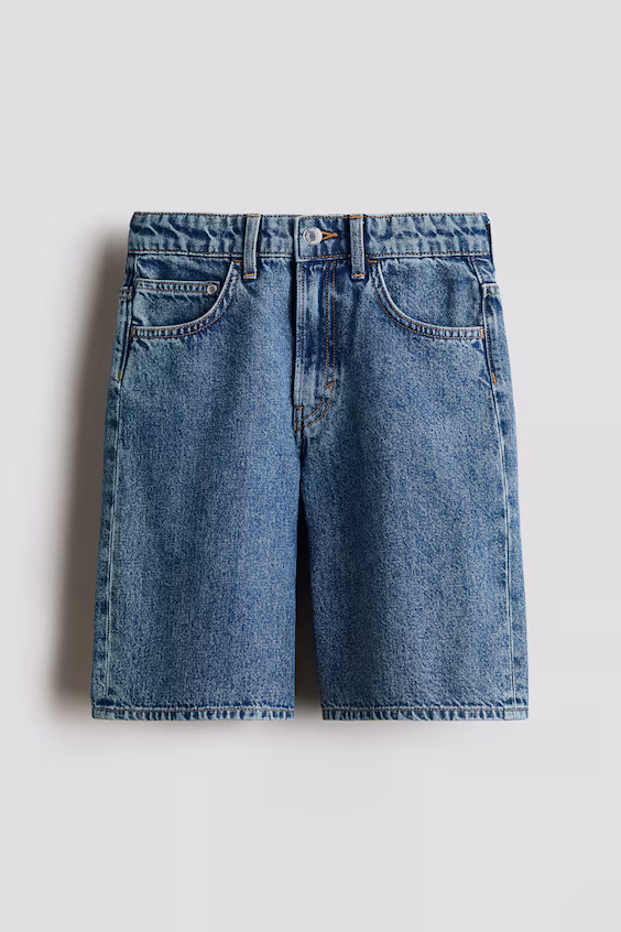 Джинсовые шорты baggy fit