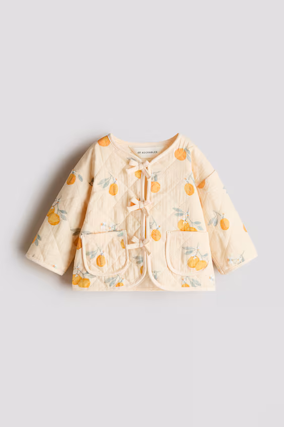 Стеганая хлопковая куртка h&m