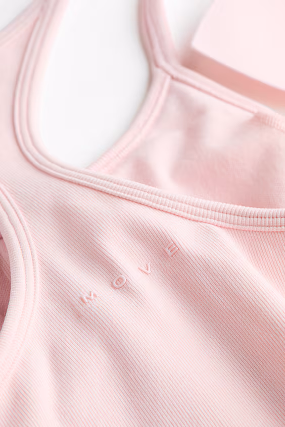 Спортивный топ без рукавов с технологией drymove™ seamless h&m
