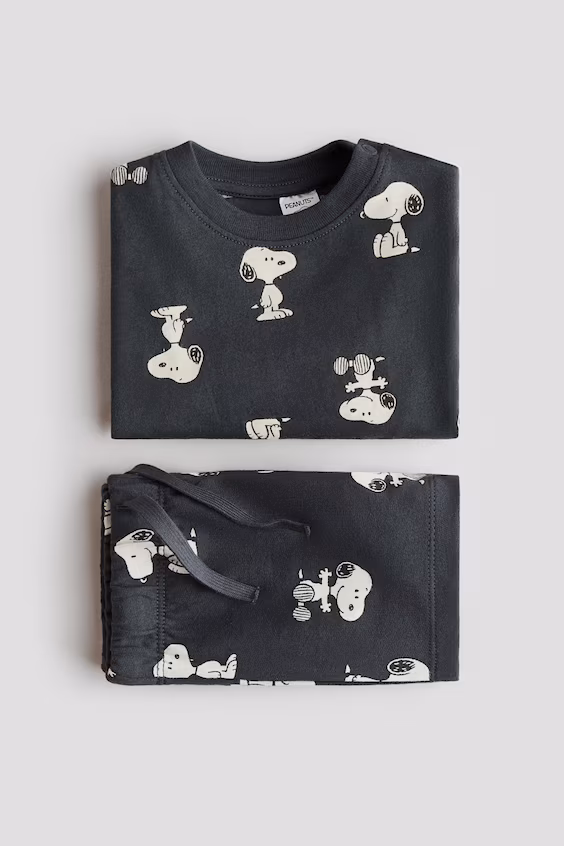 Комплект из 2 предметов с принтом h&m
