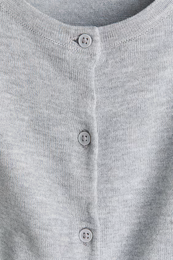 Кардиган из тонкой трикотажной ткани h&m