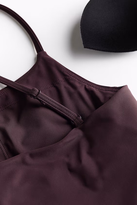 Спортивный топ танкини с лайкрой h&m