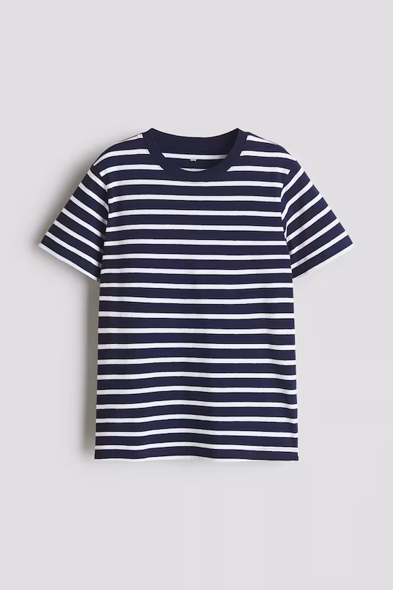 Хлопковая футболка h&m
