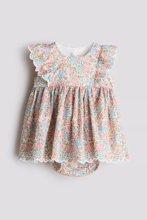 Платье-боди с оборкой