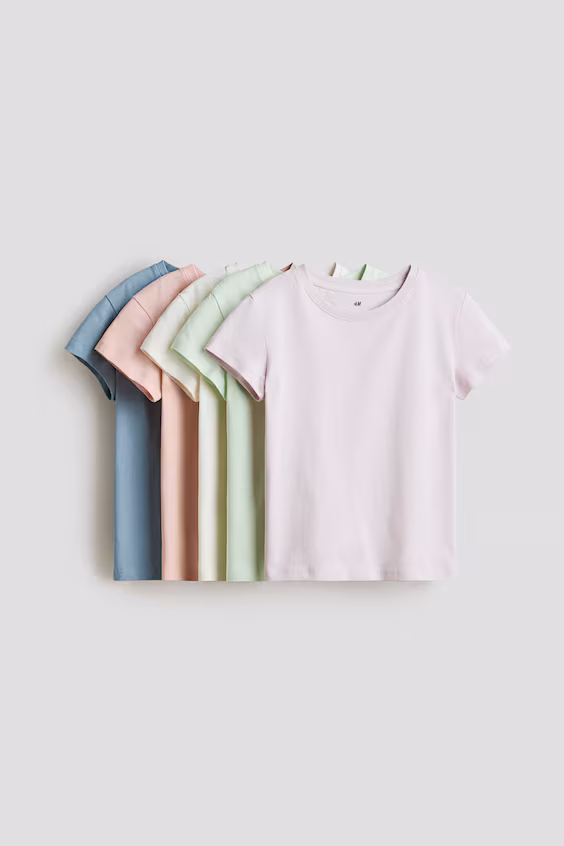 Набор из 5 футболок h&m
