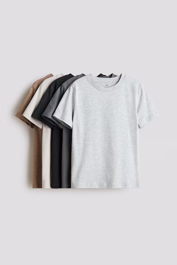 Набор из 5 футболок h&m
