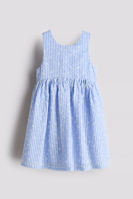 Платье с защипами и бантом h&m