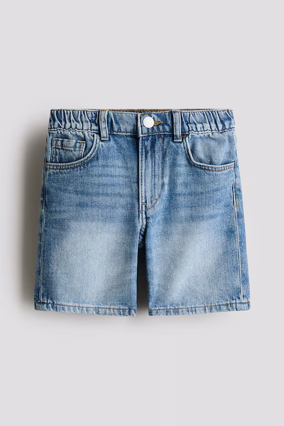 Свободные джинсовые шорты loose fit
