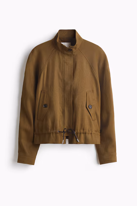 Комфортное пальто oversize из смеси льна