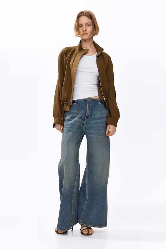 Комфортное пальто oversize из смеси льна