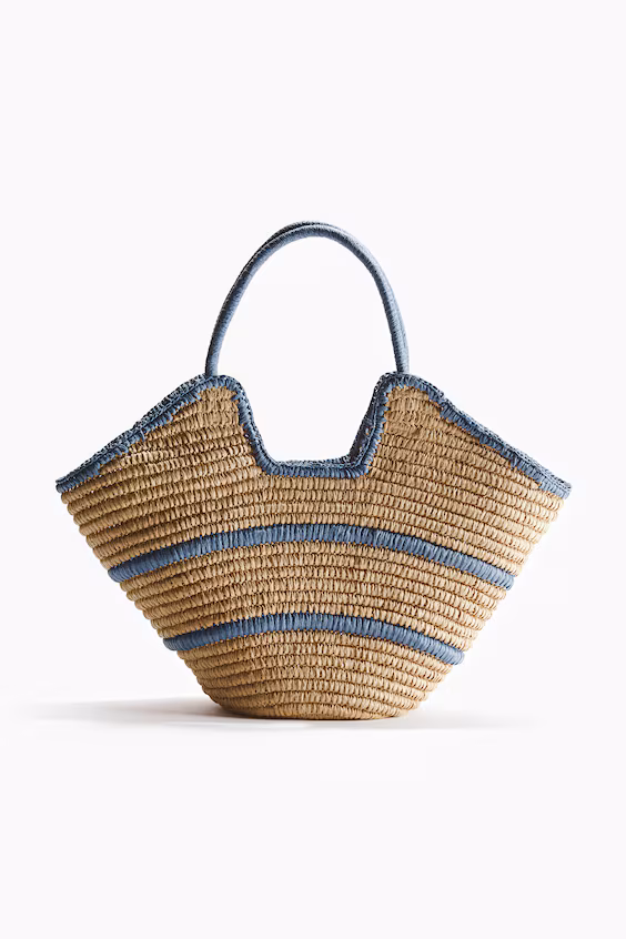 Плетеная сумка-шоппер