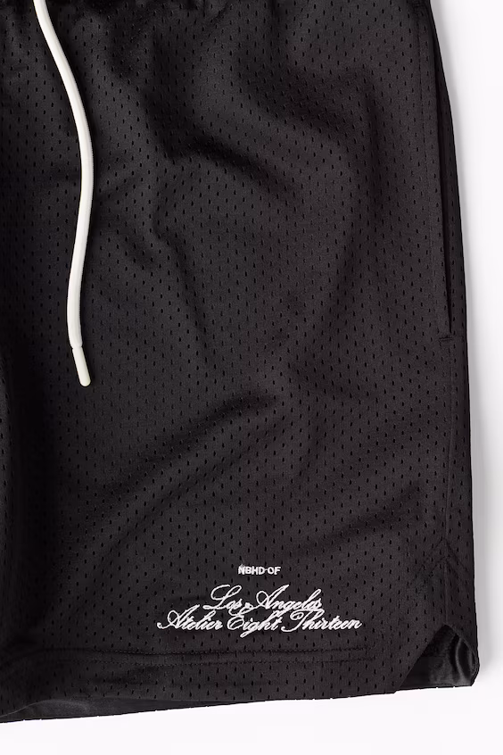 Шорты regular fit из сетки