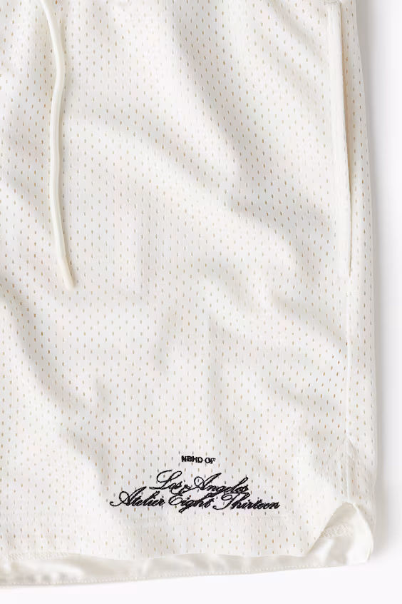 Шорты regular fit из сетки