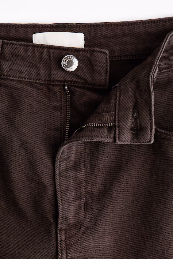 Джинсовые шорты с высокой талией