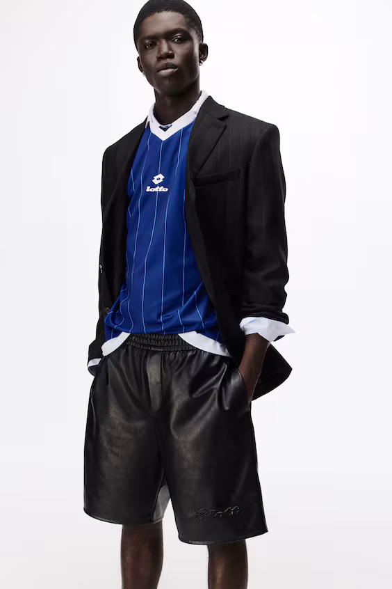 Комфортные шорты relaxed fit h&m