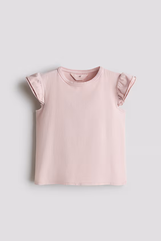 Свитер с оборками на рукавах h&m